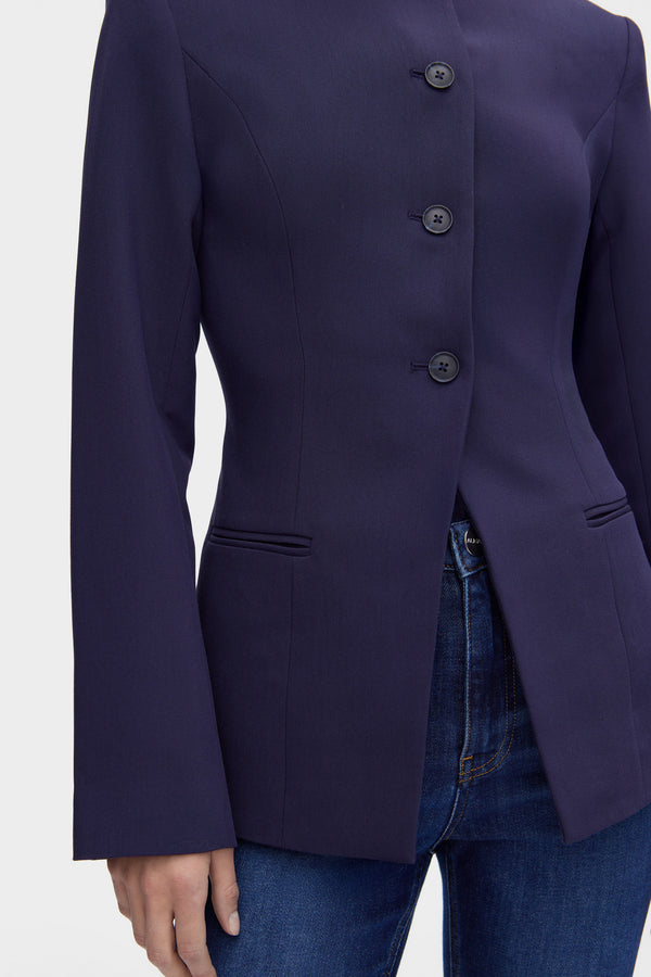 Aligne ALIGNE Waisted Blazer - Navy | Daphne BLAZER