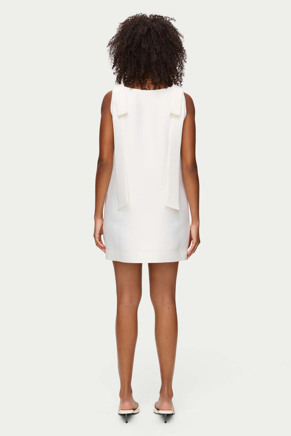 Aligne ALIGNE Bow Satin Bridal Dress - White | FERN DRESSES