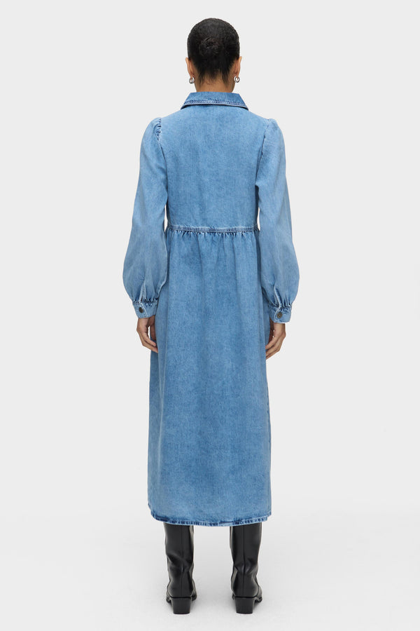 Aligne ALIGNE Denim Long Sleeve Midi Dress | Gabriella DRESSES