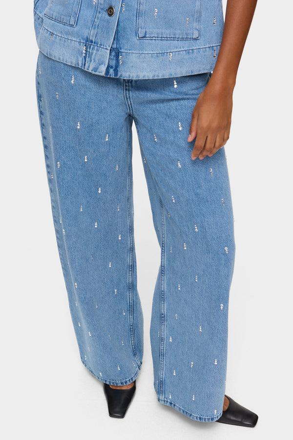 Aligne ALIGNE Diamante Denim Jeans - Blue | Pariah JEANS