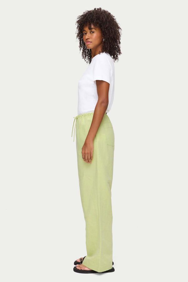Aligne ALIGNE Elasticated Trouser - Green | Alara TROUSER