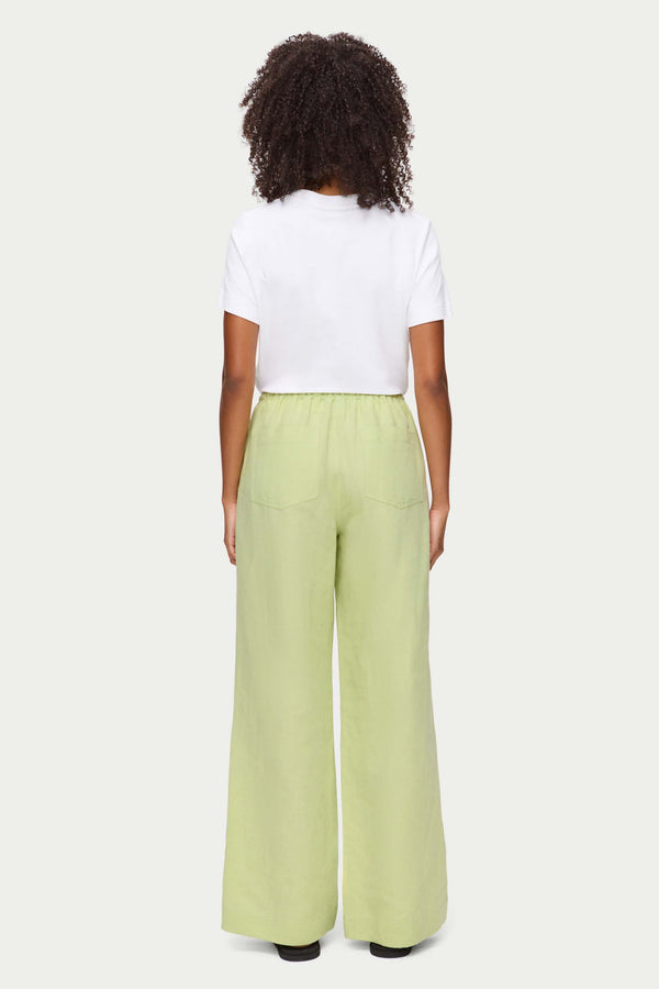 Aligne ALIGNE Elasticated Trouser - Green | Alara TROUSER