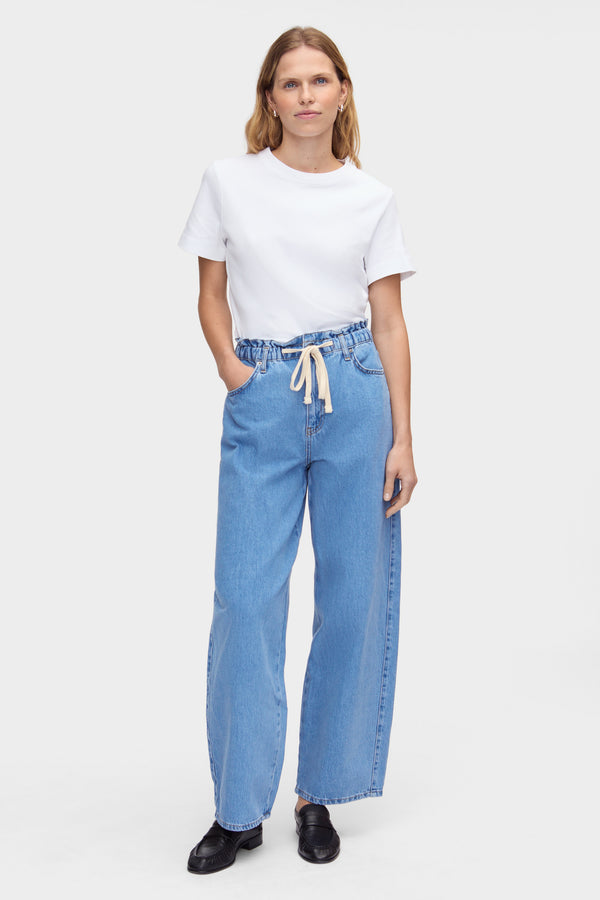 aligne ALIGNE Elasticated Waist Jeans - Blue | Ida JEANS