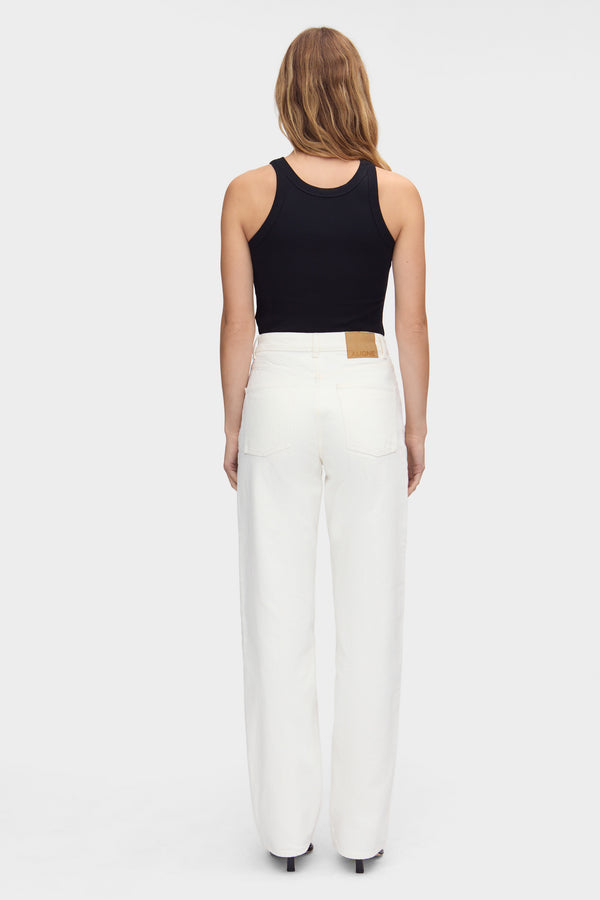 Aligne ALIGNE High Rise Straight Leg Jeans - Ecru JEANS