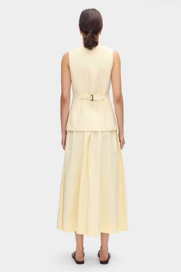 Aligne ALIGNE Long Boucle Waistcoat - Yellow | Leo WAISTCOATS