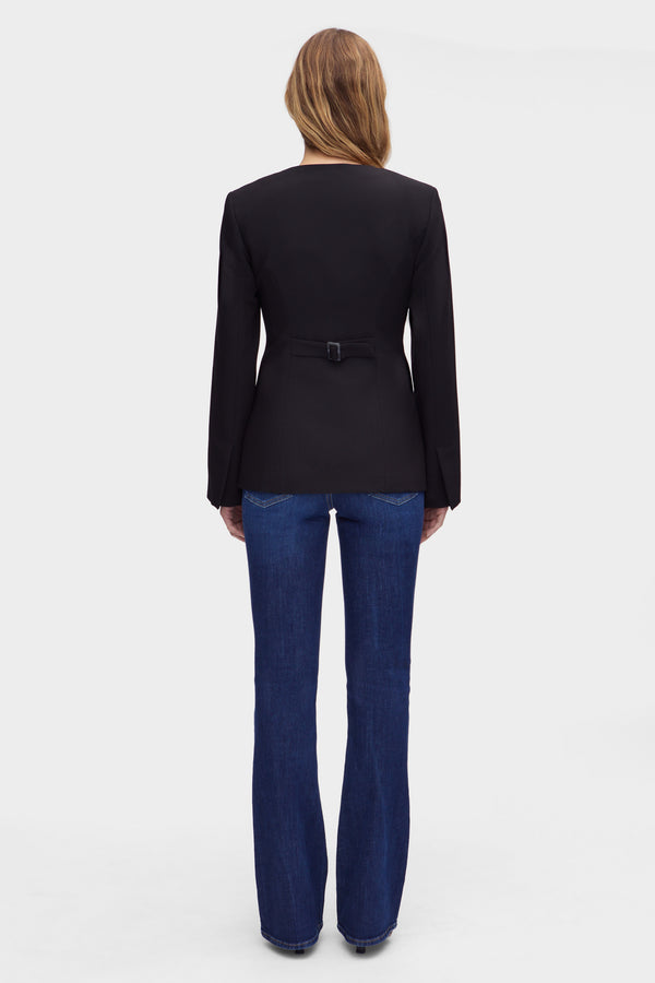 Aligne ALIGNE Long Waisted Blazer - Black | Daphne BLAZER