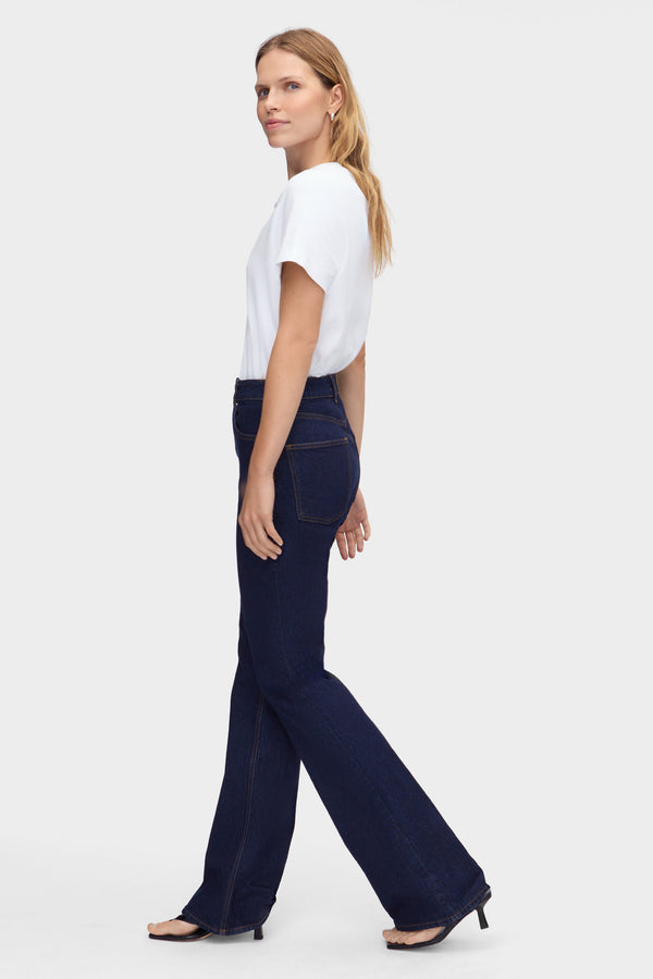 Aligne ALIGNE Mid Rise Skinny Flare Jeans - Indigo JEANS
