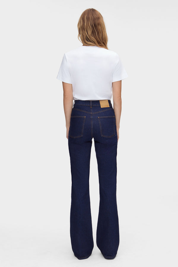 Aligne ALIGNE Mid Rise Skinny Flare Jeans - Indigo JEANS