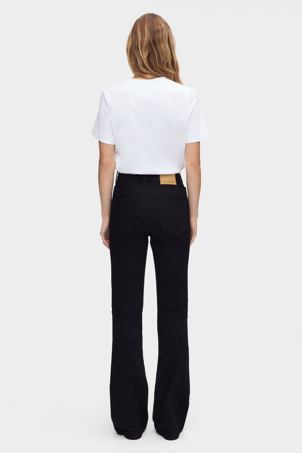 Aligne ALIGNE Mid Rise Slim Flare Jeans - Black JEANS