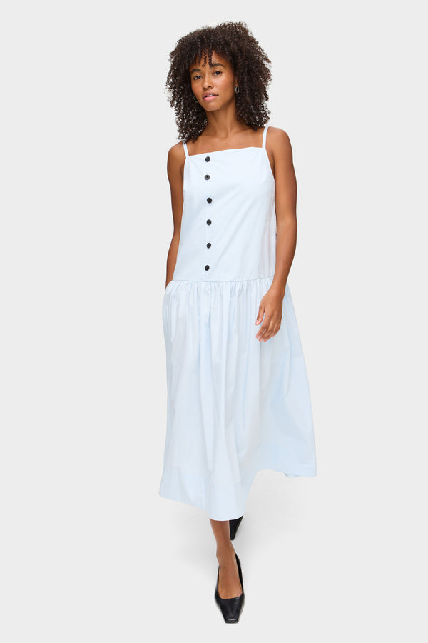 aligne ALIGNE Organic Cotton Maxi Dress - Blue | Santino DRESSES