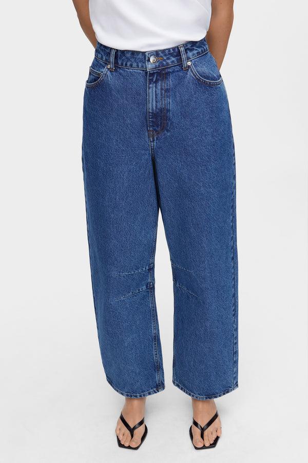 Aligne ALIGNE Rigid Barrel Leg Jean - Blue | Markus JEANS