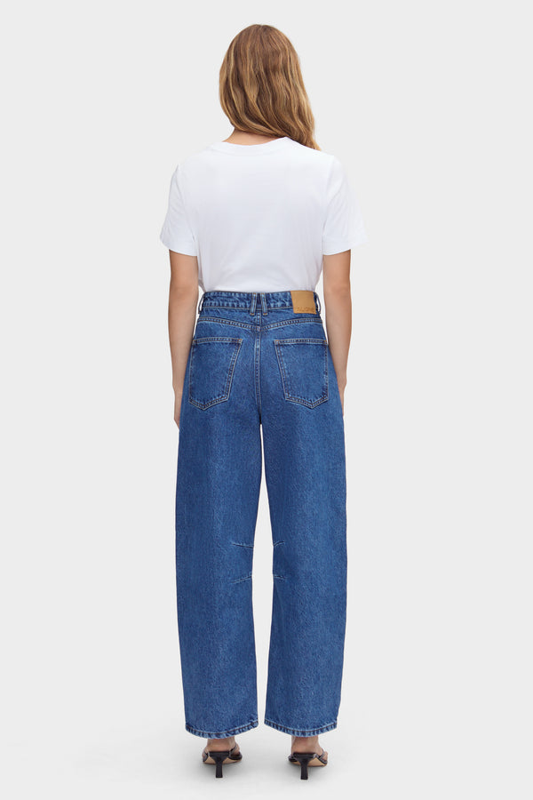 Aligne ALIGNE Rigid Barrel Leg Jean - Blue | Markus JEANS