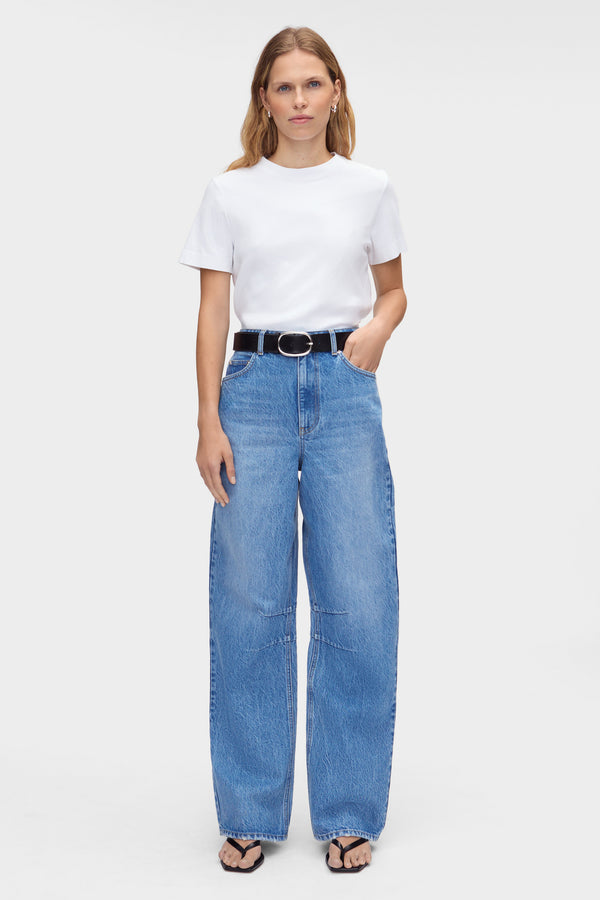 Aligne ALIGNE Rigid Barrel Leg Jean - Sky Blue | Markus JEANS