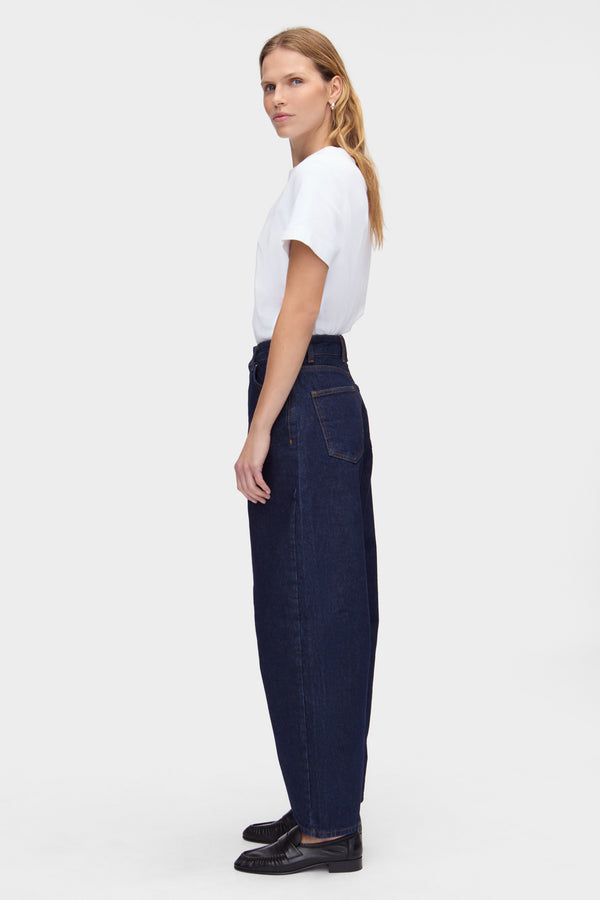 Aligne ALIGNE Rigid Barrel Leg Jeans - Indigo | Markus JEANS