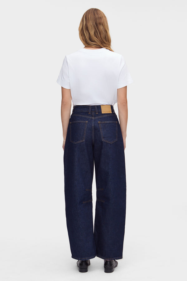 Aligne ALIGNE Rigid Barrel Leg Jeans - Indigo | Markus JEANS