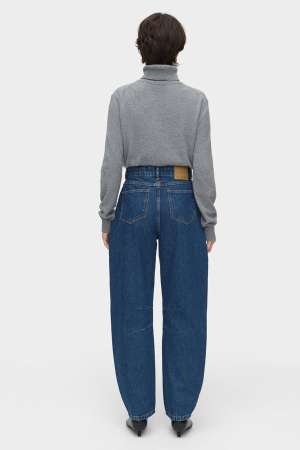 Aligne ALIGNE Slim Barrel Jeans - Mid Blue | Henry JEANS