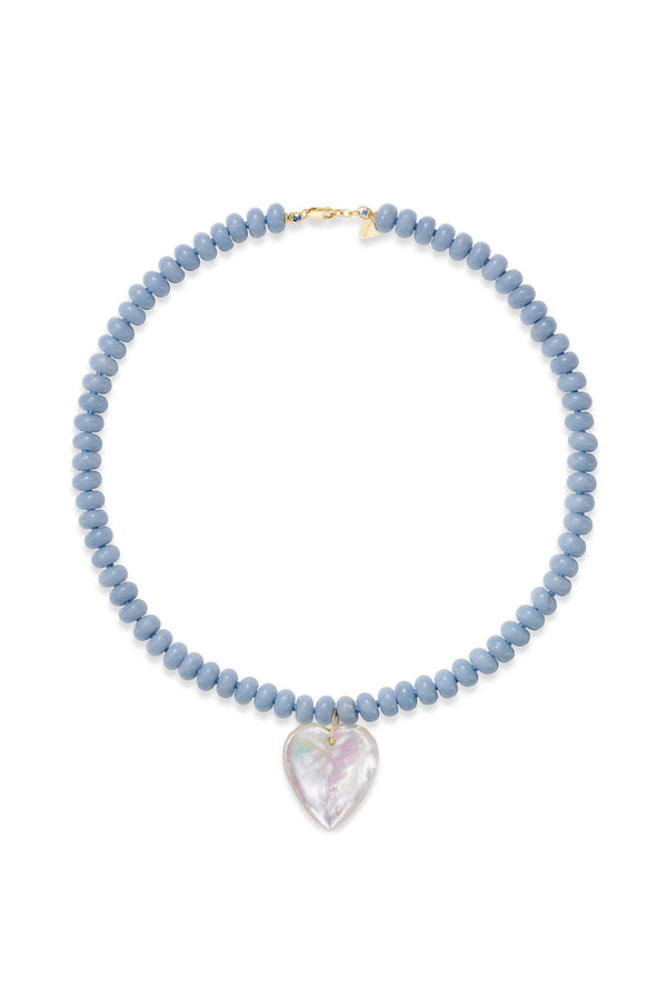 alison lou Angelite Beaded Necklace