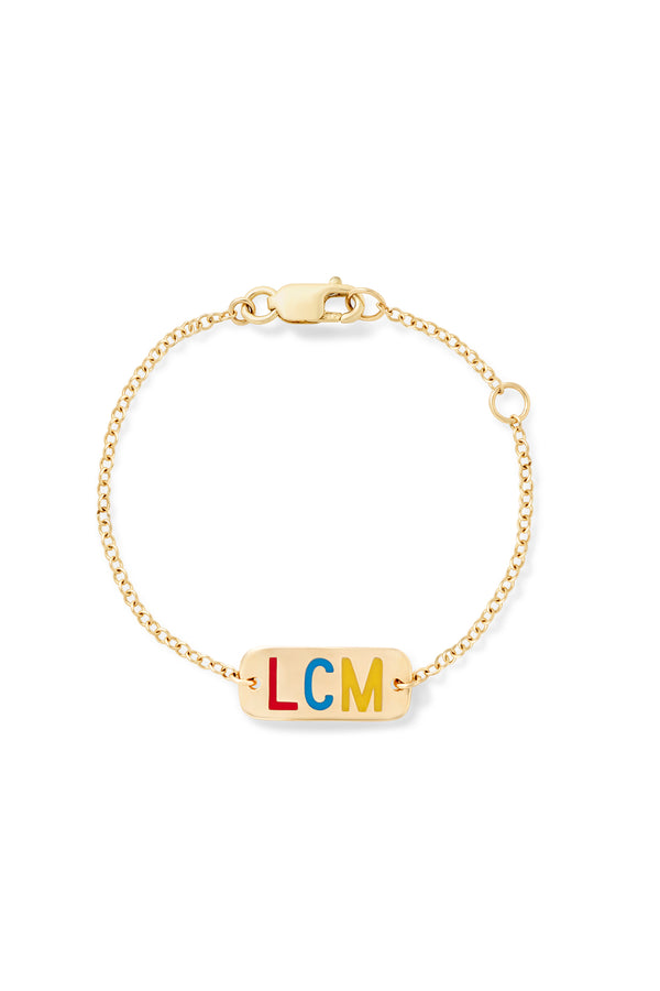 Alison Lou Baby Enamel ID Bracelet
