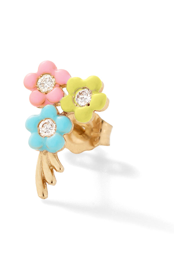 alison lou Bouquet of Flowers Stud