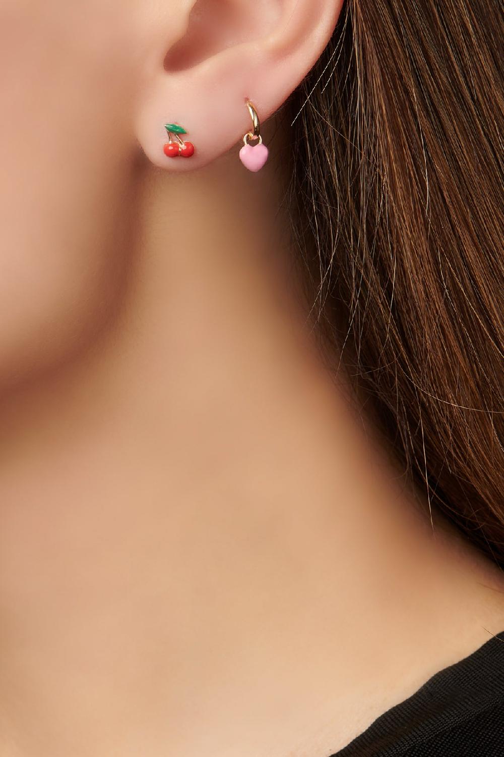 Alison Lou Cherry Stud