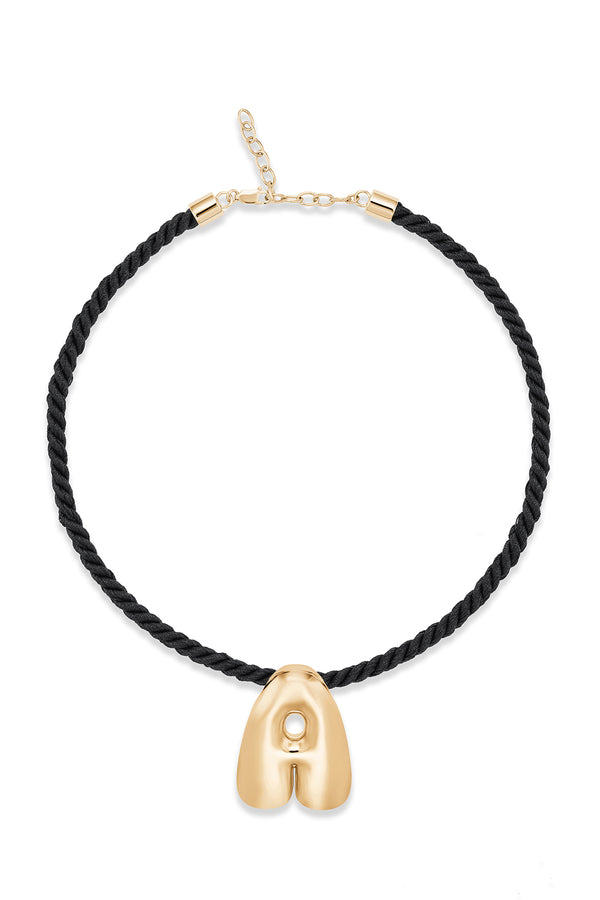 alison lou Cloud Letter Necklace