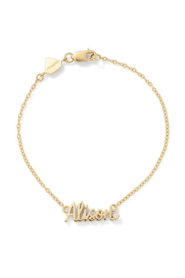 alison lou Custom Word Bracelet