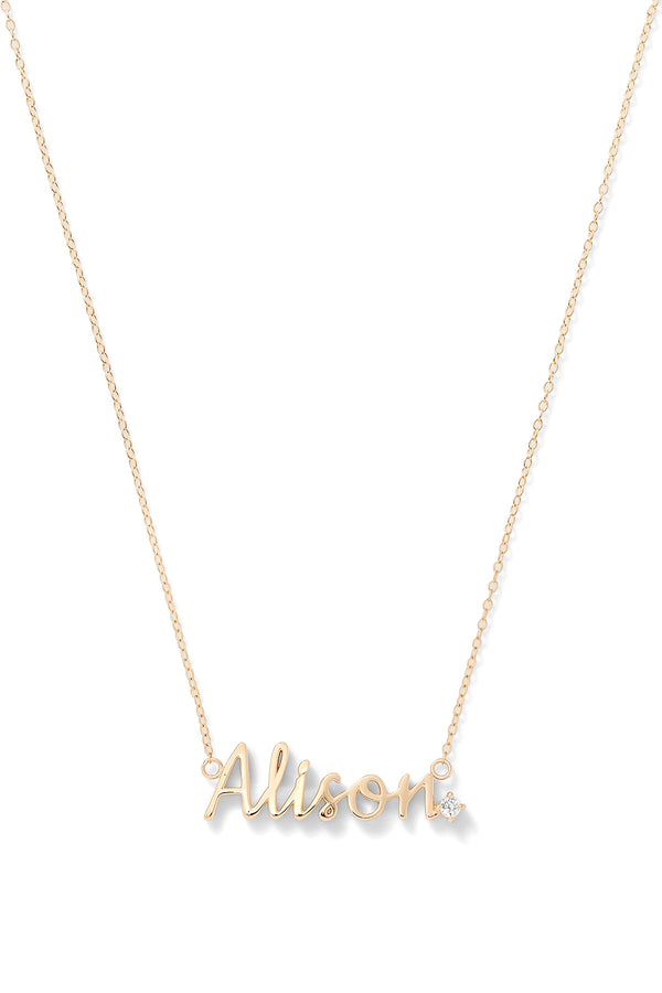 alison lou Custom Word Necklace
