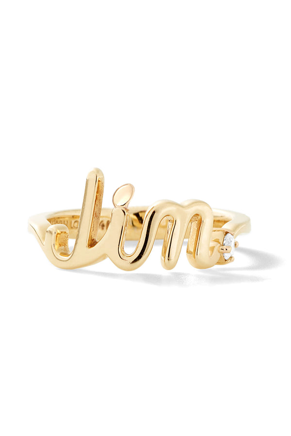 alison lou Custom Word Ring