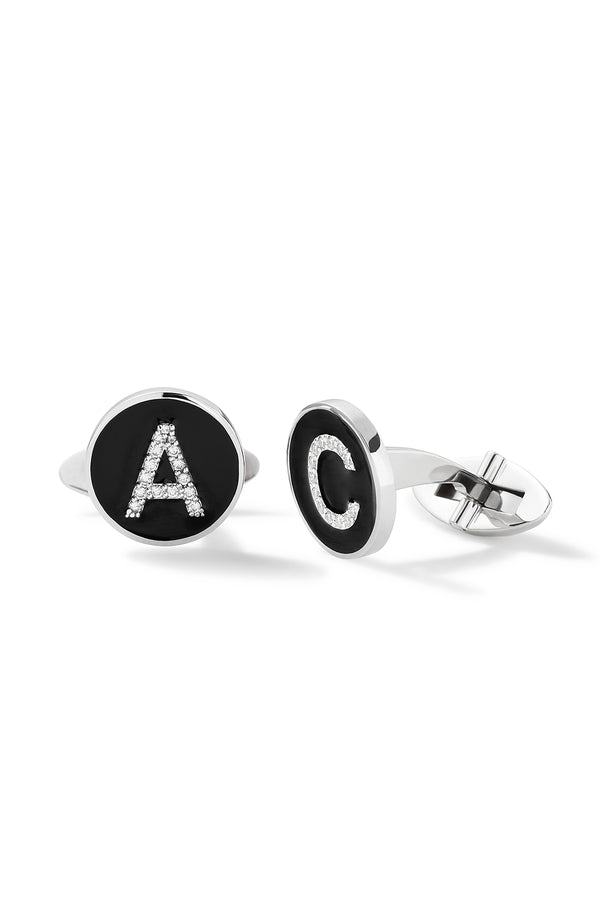 alison lou Diamond Cufflinks