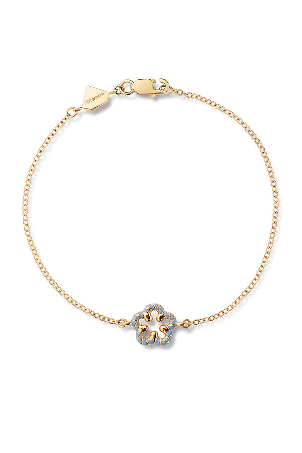 Alison Lou Flower Streamer Bracelet