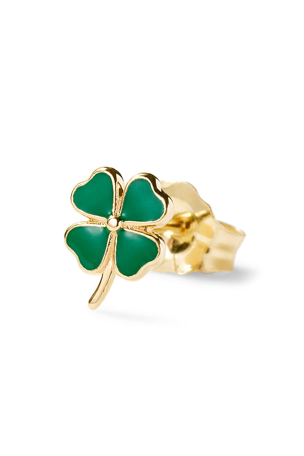 alison lou Four Leaf Clover Stud