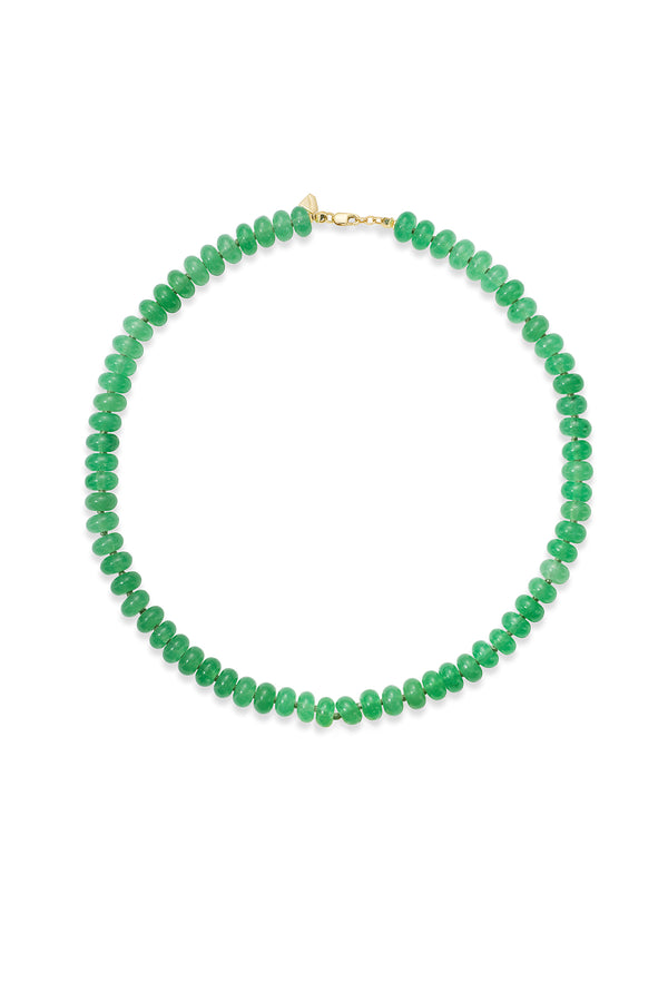 Alison Lou Green Quartz Beaded Necklace