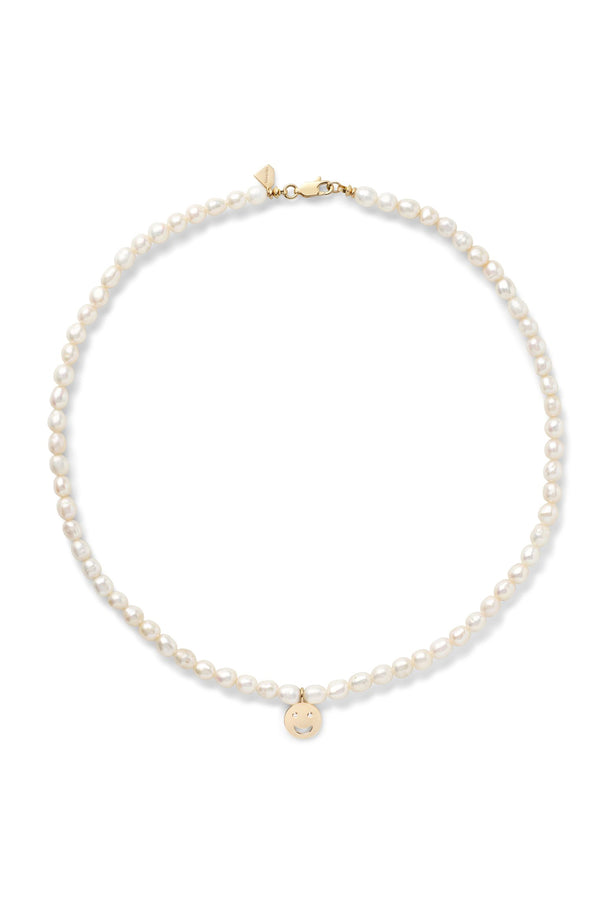 alison lou Happiest Pearl Necklace