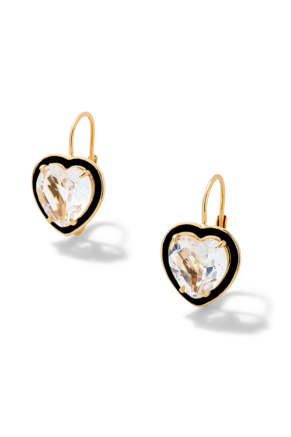 Alison Lou Heart Cocktail Drops - White Topaz