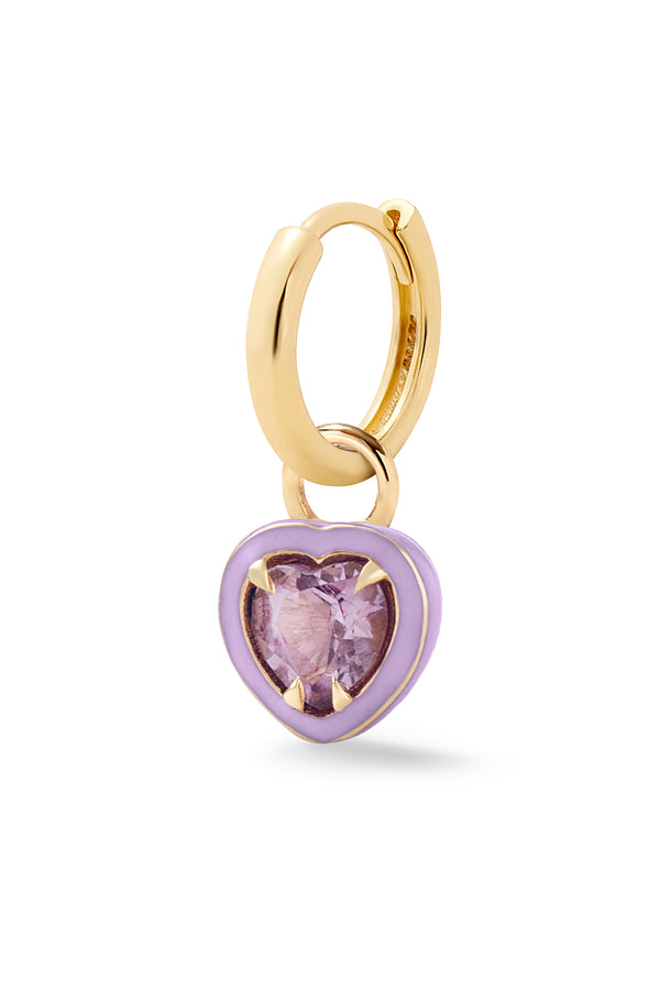 Alison Lou Heart Cocktail Huggie