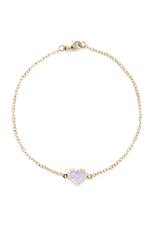 Alison Lou Heart Diamond Bracelet
