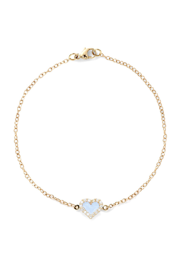 Alison Lou Heart Diamond Bracelet
