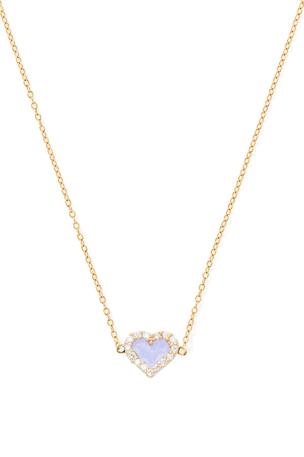 Alison Lou Heart Diamond Necklace