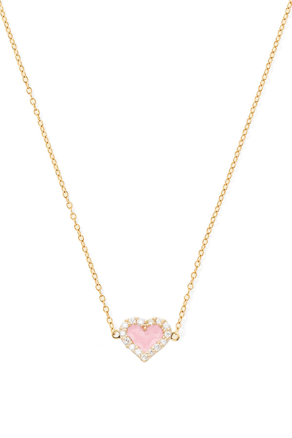 Alison Lou Heart Diamond Necklace