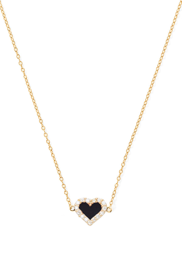 alison lou Heart Diamond Necklace