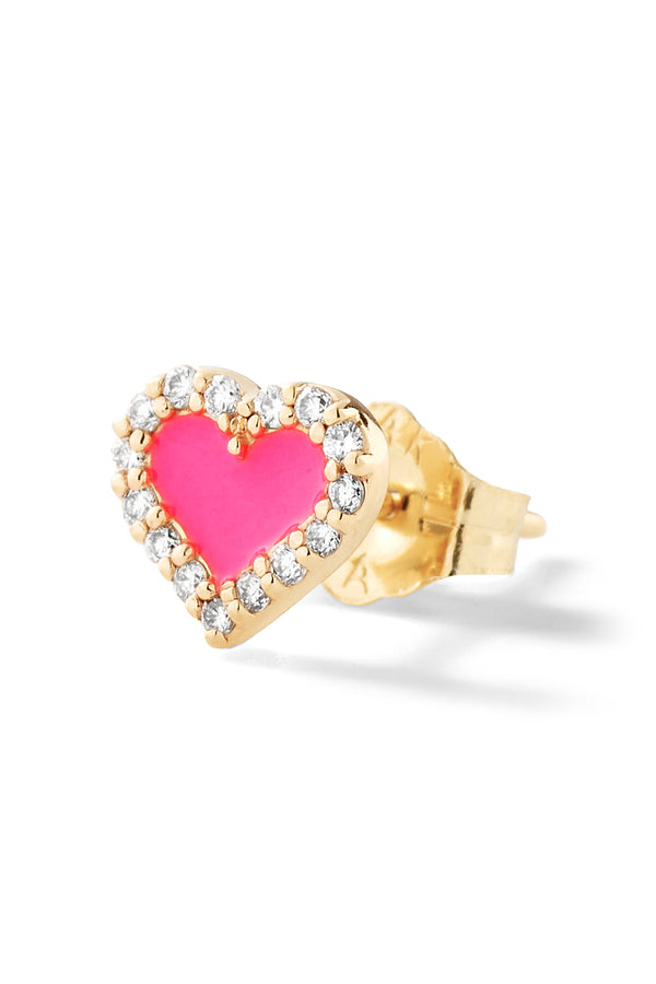 Alison Lou Heart Diamond Stud