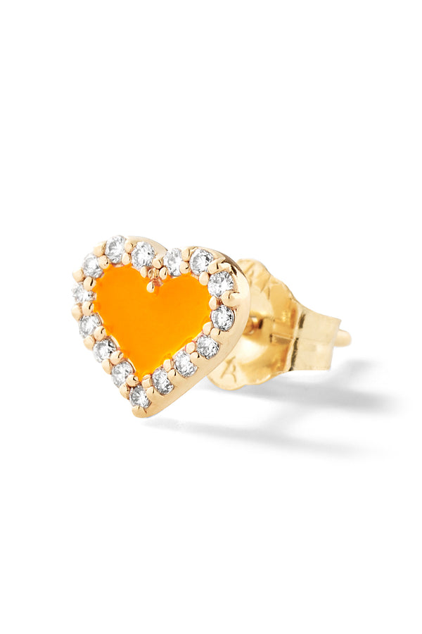Alison Lou Heart Diamond Stud