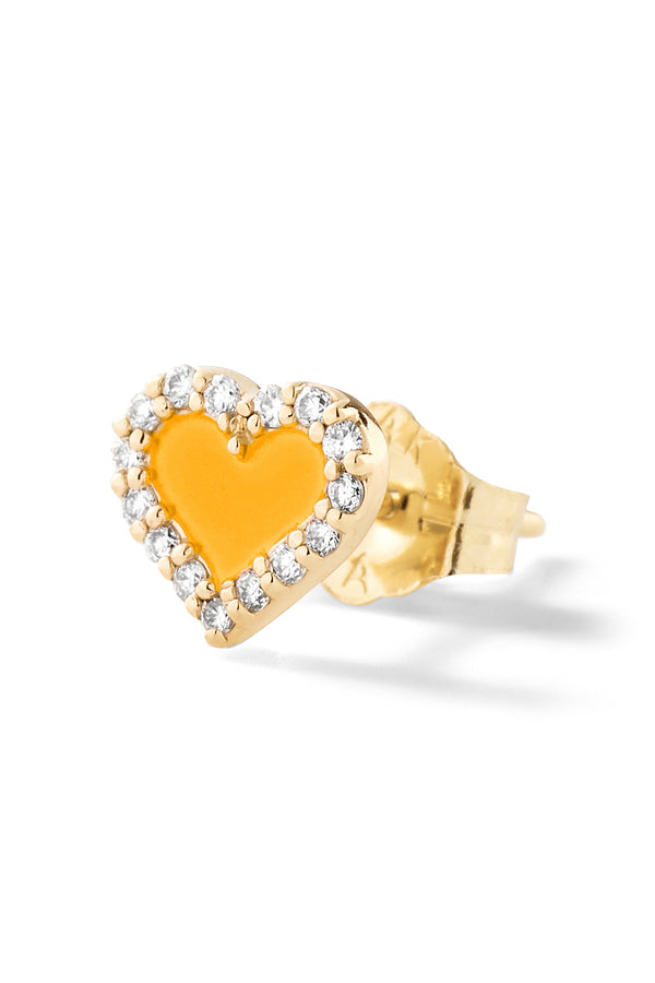 Alison Lou Heart Diamond Stud