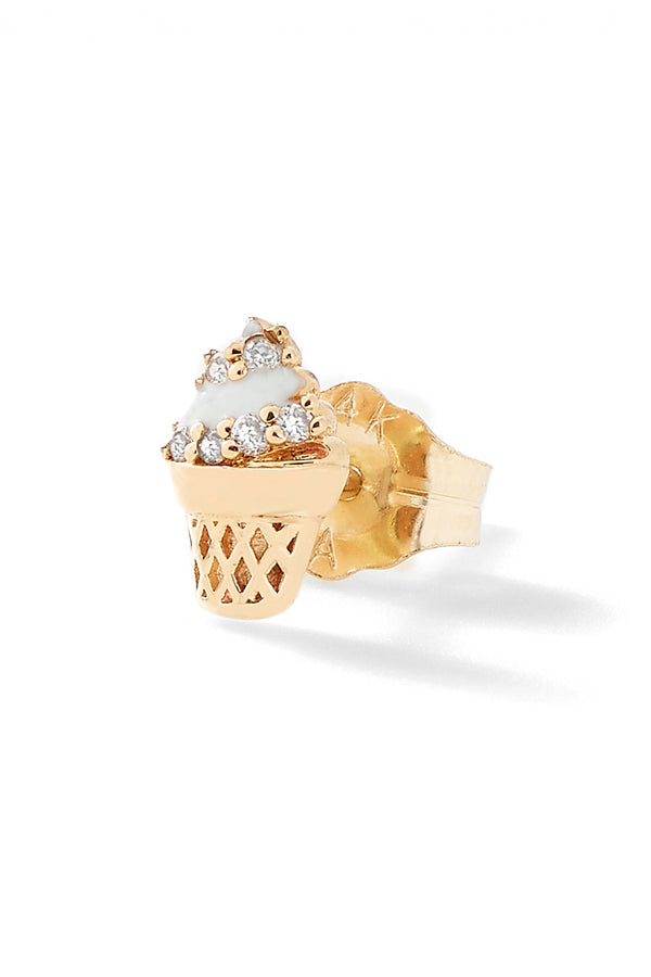 alison lou Ice Cream Cone Stud
