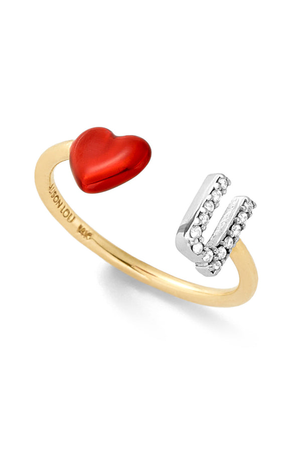 Alison Lou Love U Ring