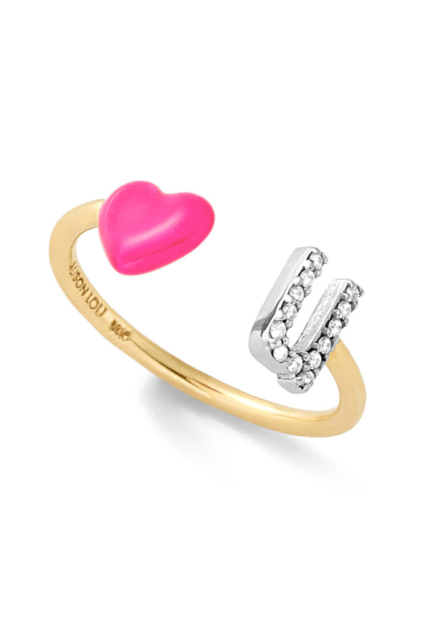 Alison Lou Love U Ring