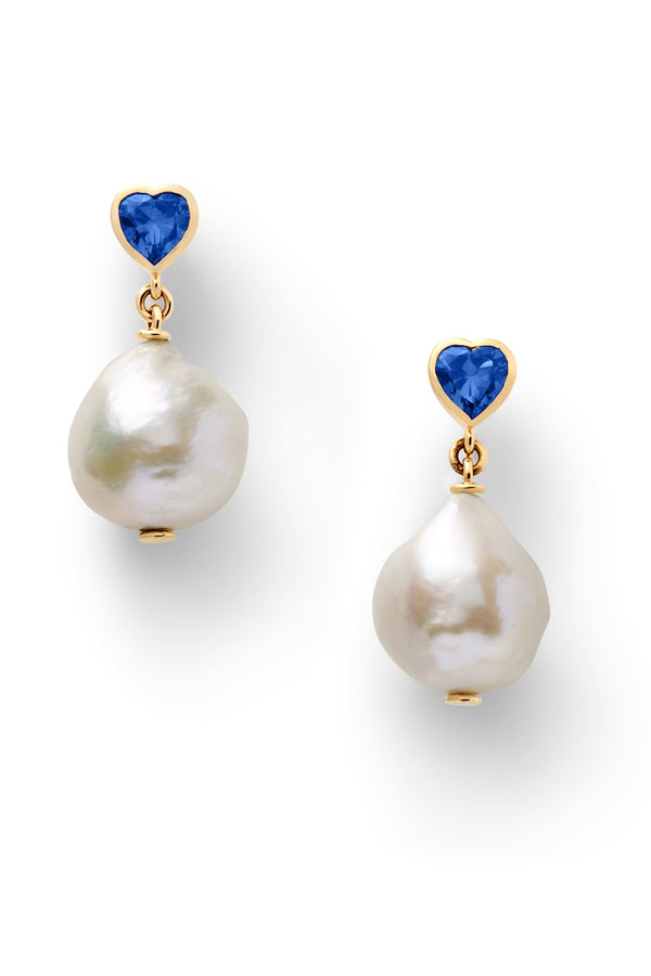 Alison Lou Lover Pearl Drop Earrings