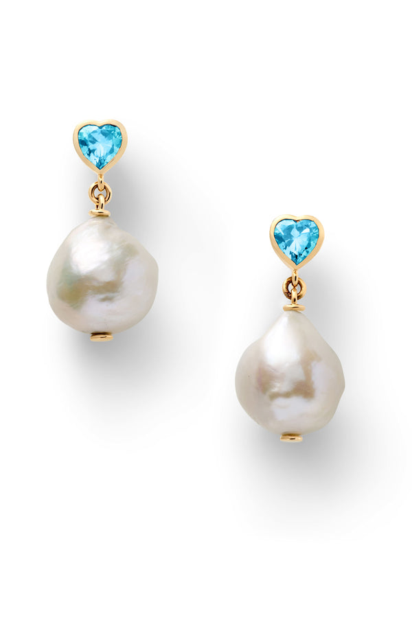 Alison Lou Lover Pearl Drop Earrings