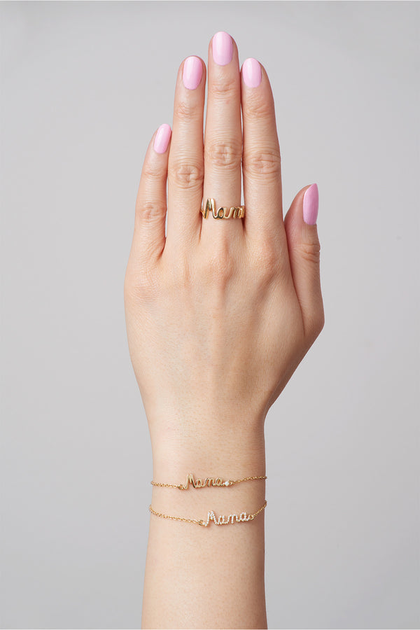 Alison Lou Mama Pavé Bracelet