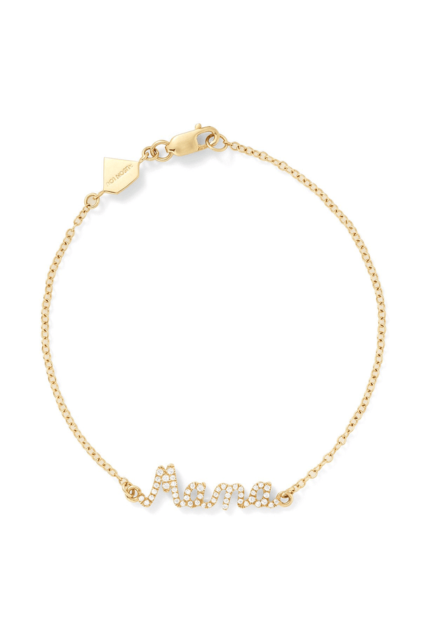 alison lou Mama Pavé Bracelet